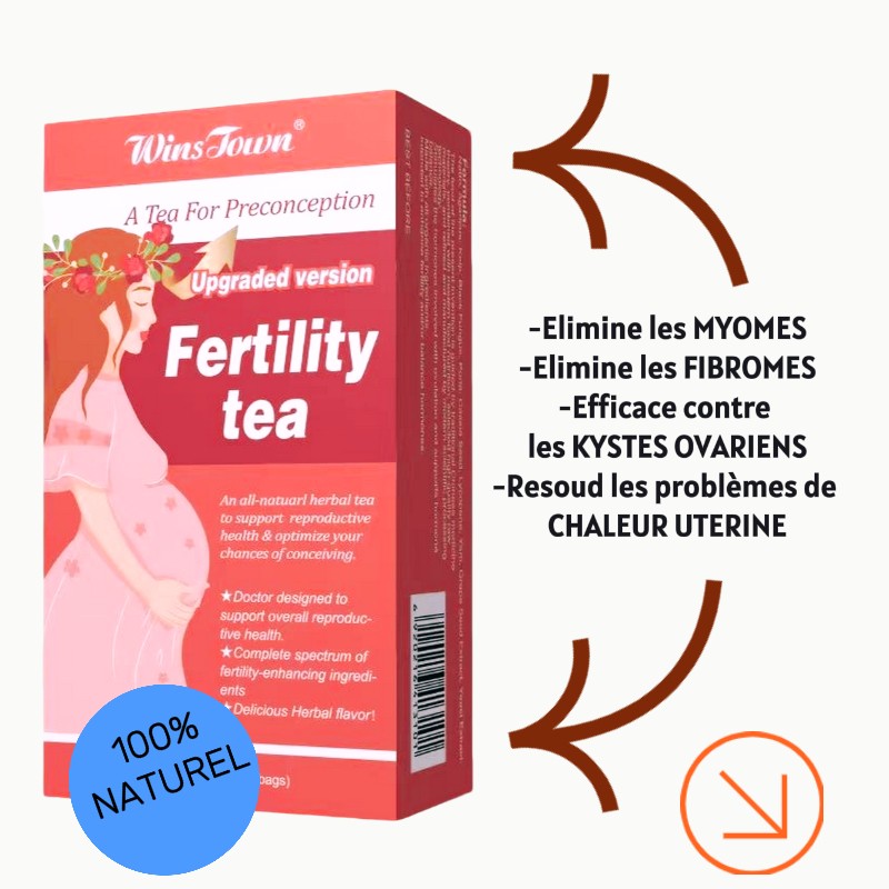 Thé de fertilité Féminine DETOX NEW || contre myomes, les kystes ovariens et les fibromes et l'utérus 100% naturel et bio