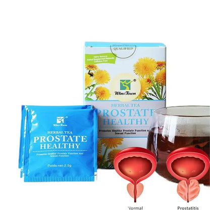 ⛔Thé pour la santé prostate (30 sachets de thé) || Tisane pour l'hypertrophie de la prostate, les mictions fréquentes et les mictions douloureuses